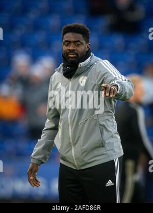 Leicester, Großbritannien. 14 Dez, 2019. Leicester City erste Mannschaft Trainer Kolo Tour während der Premier League Match zwischen Leicester City und Norwich City für die King Power Stadion, Leicester, England am 14. Dezember 2019. Foto von Andy Rowland. Credit: PRiME Media Images/Alamy leben Nachrichten Stockfoto