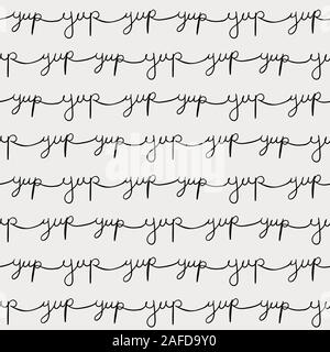 Geschlechtsneutral minimalistischen Baby Drucken Stift Tinte Stock Vektor