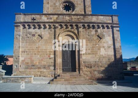 Kathedrale Santa Maria di Monserrato in Tratalias Stockfoto