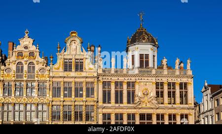 Der Grand Place in Brüssel Stockfoto