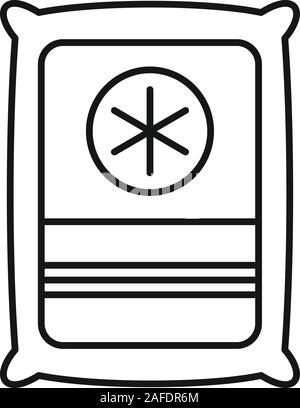 Medical sterile Packung Symbol. Umrisse medical sterile Packung vektor Symbol für Web Design auf weißem Hintergrund Stock Vektor
