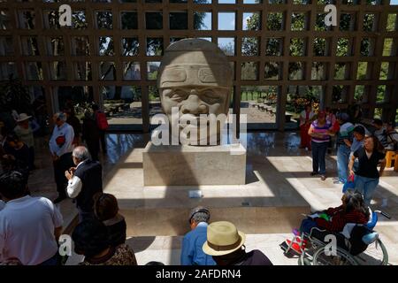 Museum für Anthropologie in Xalapa Enriques, Anbauteile innen Stockfoto