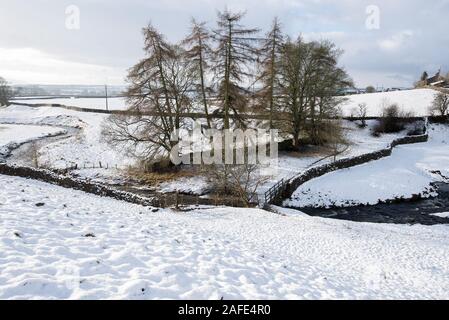 Beck Brücke Long Preston Stockfoto