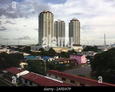 Bangkok, Thailand - 17.September 2018. Stadtbild von Bangkok, Thailand. Bangkok ist eine der weltweit beliebtesten Reiseziele. Stockfoto