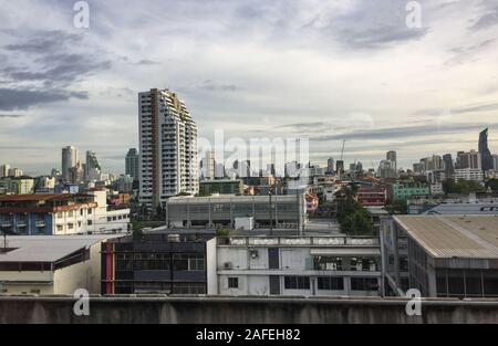 Bangkok, Thailand - 17.September 2018. Stadtbild von Bangkok, Thailand. Bangkok ist eine der weltweit beliebtesten Reiseziele. Stockfoto