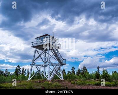 Ute Berg Fire Tower National Historical Site, National Forest, Utah. Stockfoto