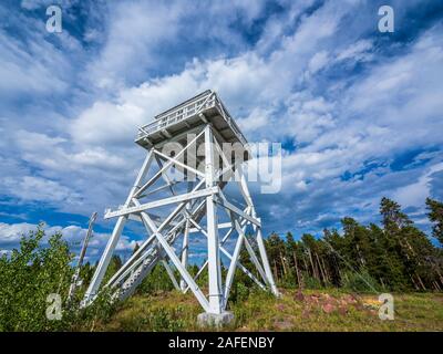 Ute Berg Fire Tower National Historical Site, National Forest, Utah. Stockfoto