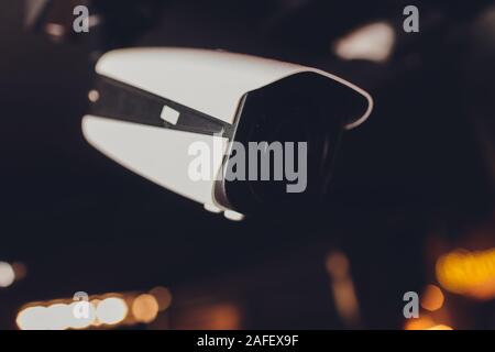 CCTV-Kamera im Wohnzimmer oder im Restaurant Stockfoto