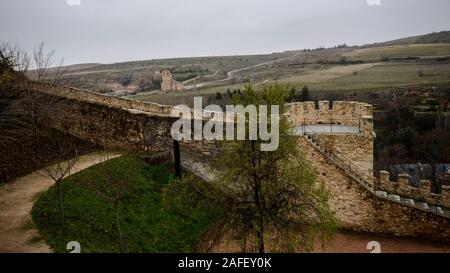 Wahre Kreuz Kirche. Iglesia de la Vera Cruz. Segovia, Spanien. Templer Gebäude. Stockfoto