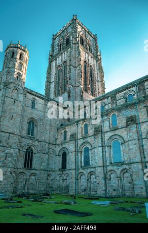 Der Friedhof an der Durham Cathedral, Durham, England Stockfoto