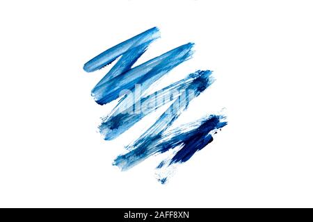 Abstrich, Linien, ein paar Anschläge durch eine Bürste. Stockfoto