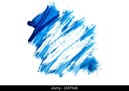 Abstrich, Linien, ein paar Anschläge durch eine Bürste. Stockfoto