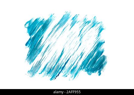 Abstrich, Linien, ein paar Anschläge durch eine Bürste. Stockfoto