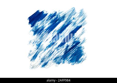 Abstrich, Linien, ein paar Anschläge durch eine Bürste. Stockfoto