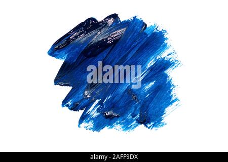 Abstrich, Linien, ein paar Anschläge durch eine Bürste. Stockfoto