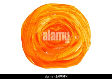 Abstrich, Linien, ein paar Anschläge durch eine Bürste. Stockfoto