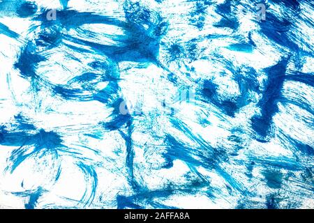 Abstrich, Linien, ein paar Anschläge durch eine Bürste. Stockfoto