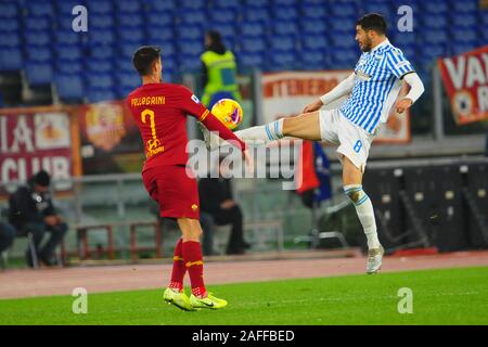 Roma, Italien. 15 Dez, 2019. Mattia valoti (Spal) während der Roma vs Spal, italienische Fußball Serie A Männer Meisterschaft in Roma, Italien, 15. Dezember 2019 Quelle: Unabhängige Fotoagentur/Alamy leben Nachrichten Stockfoto