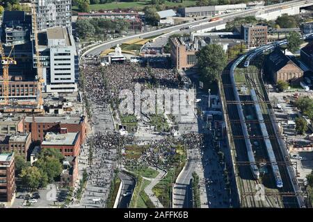 Marche pour le Climat de Montreal, Quebec, Kanada Stockfoto