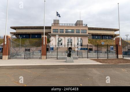 New Haven, CT/USA - 22. November 2019: Yale Bowl Stadion an der Yale University Stockfoto