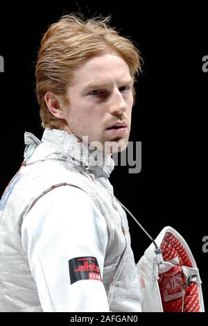 Chiba, Japan. 15 Dez, 2019. IMBODEN Race (USA) 2019 Fechten Wm Prinz Takamado's Trophy Männer Folie Team Wettbewerb Endrunden an der Makuhari Messe in Chiba, Japan. Quelle: LBA SPORT/Alamy leben Nachrichten Stockfoto