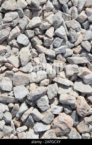 Steine aus einem Steinbruch als Hintergrund Stockfoto