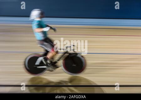 Der fünfte Tag der Londoner sechs Tag, Lee Valley Velodrom, Abercrombie Straße, Queen Elizabeth Olympic Park, London, Großbritannien Stockfoto