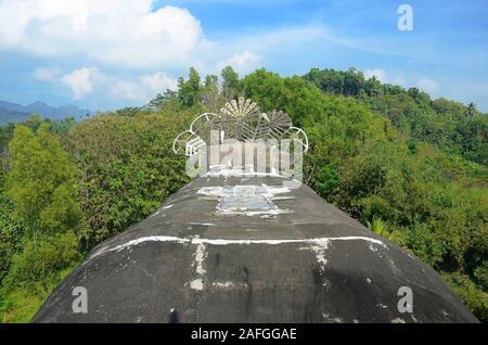 Schwanz des Huhns Kirche - Rhema Hill Borobudur, Central Java, Indonesien Stockfoto