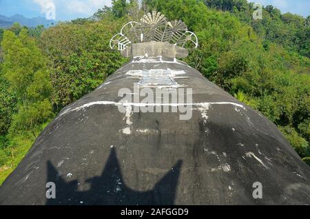 Schwanz des Huhns Kirche - Rhema Hill Borobudur, Central Java, Indonesien Stockfoto