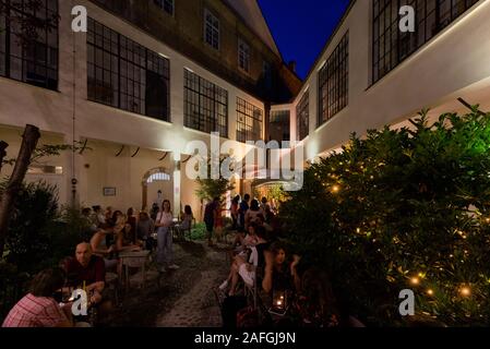 Erdödy-Dra šković Palace während offenen Innenhöfen Veranstaltung in Zagreb, Kroatien. Stockfoto