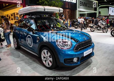 Nonthaburi, THAILAND, Dezember 2018: Mini Countryman in Bangkok International Motor Expo 2018 Impact Arena Ausstellung Muangthong Thani Stockfoto