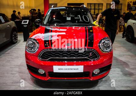 Nonthaburi, THAILAND, Dezember 2018: Mini Countryman in Bangkok International Motor Expo 2018 Impact Arena Ausstellung Muangthong Thani Stockfoto