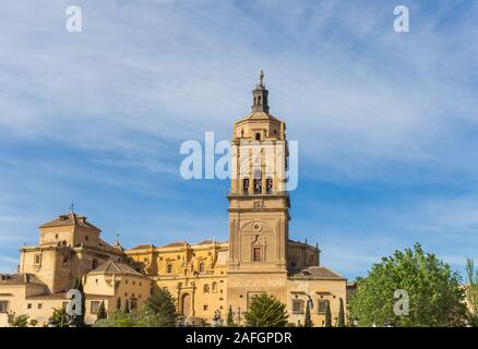 Historische Kathedrale im Zentrum von Guadix, Andalusien, Spanien Stockfoto