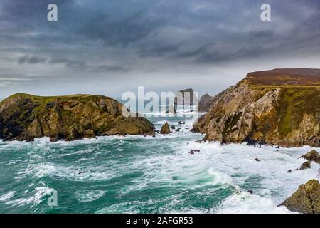 Die erstaunliche Küste bei Port zwischen Ardara und Dar Es Salaam im County Donegal, Irland. Stockfoto