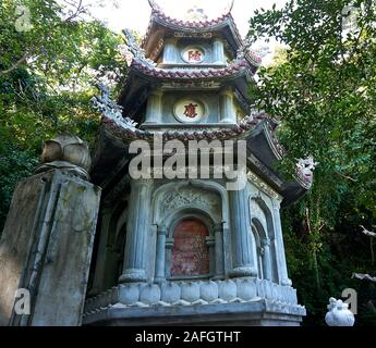 DA Nang, Vietnam - 22. NOVEMBER 2019: Pagode in Marmor Berge Tempel, Da Nang, Vietnam Stockfoto