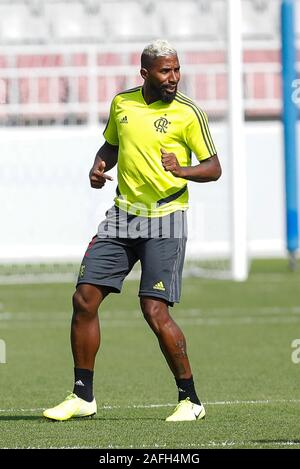 Doha, Katar. 16. Dez 2019. Flamengo Rodinei während des ersten Trainings in der Vorbereitung für ihre öffnung Spiel der FIFA Club Wm in Doha, Katar. Ihr erstes Spiel ein Halbfinale am 17. Dez 2019. Dieses Training fand im Al Duhail SC in Doha, Katar am 16. Dez 2019. Credit: SPP Sport Presse Foto. /Alamy leben Nachrichten Stockfoto