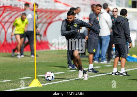 Doha, Katar. 16. Dez 2019. Gabriel während der flamengo erstes Training in der Vorbereitung für ihre öffnung Spiel der FIFA Club Wm in Doha, Katar. Ihr erstes Spiel ein Halbfinale am 17. Dez 2019. Dieses Training fand im Al Duhail SC in Doha, Katar am 16. Dez 2019. Credit: SPP Sport Presse Foto. /Alamy leben Nachrichten Stockfoto