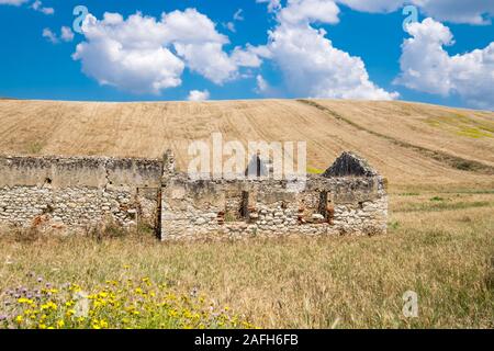 Sizilianischen Landschaft in der Nähe von Corleone. Stockfoto