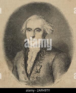 Porträt des Marquis Pierre Simon de Laplace (1749 - 1827), Mathematiker, Astronom, Physiker und französische Politiker Stockfoto