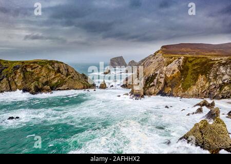 Die erstaunliche Küste bei Port zwischen Ardara und Dar Es Salaam im County Donegal, Irland. Stockfoto