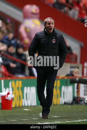 Charlton Athletic manager Lee Bowyer Stockfoto