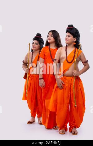 Ram, Sita und lakshman zusammen Stockfoto