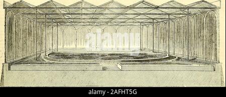 . Die Gärtner' Chronik und Landwirtschaftliche Zeitung. Eingänge sind mit dekorativen Pflanzen geschmückt. ; Absätze, ist der Typ (mein Design für den Bau Co.NSiEicrioN:. Maecv und Castings der Grundstein für die große Industrieausstellung von 1851. Wenn die 35-1850.] DIE GÄRTNER CHRONIK. 549 große cODservatory in Chatsworth gebaut wurde, war eine tolle ich Haus (tliough vergleichsweise klein; ot eine viel Mure • buildmg lor Die exiiiuuiuu oi isji. ii r,, L-.; iiri..-e tnepoint wurde durch das Glas manu-j leichte und elegante Appe: ir.inee gewonnen zu haben. Ich Design für diese Struktur und tlie subsequ Stockfoto