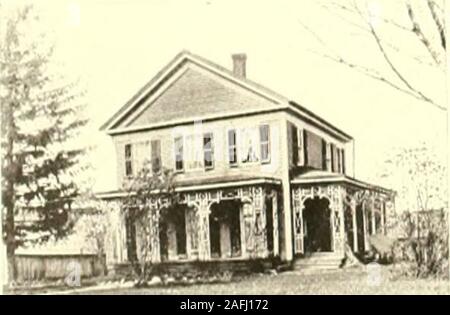 . Farmington, Connecticut, das Dorf von schönen Häusern. Stockfoto