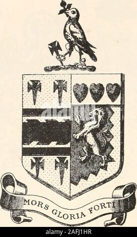 . Wappen Familien: ein Verzeichnis der Herren von Coat-Rüstung. Reihenfolge der Krankenhaus St. Johannes ofJerusalem. Fellow der Gesellschaft der Antiquaries. Justiceof den Frieden und die Stellvertretenden - Leutnant für die countyof Monmouth, für die er das Amt des HighSheriff im Biegen 1889 diente, Gerechtigkeit des Friedens und DeputyLieutenant für die Grafschaft von Radnor, Stadtrat co Mo - Mund 1924, Meister der Aris von der Universität Cambridge, Hon Col und Oberstleutnant Kommandeur der 3 rdVolunteer Bataillon der Südwales-grenzbewohner von 1892 bis 1908. 2 Köder. Monmouthshire Regt. 1908-12, B finden BattaUon g Stockfoto