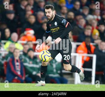 LONDON, Großbritannien, 15. Dezember von Manchester City Bernardo Silva während der Englischen Premier League zwischen Arsenal und Manchester City im Emirates Stadium, London, England am 15. Dezember 2019. (Foto durch AFS/Espa-Images) Stockfoto