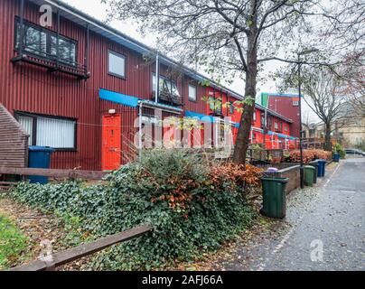 Klasse 11 Byker wand Immobilien, Newcastle upon Tyne aufgeführt. Großbritannien Stockfoto