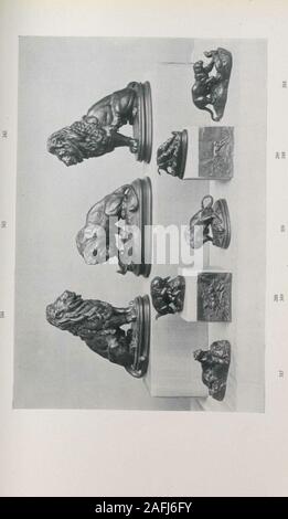 . Bebilderte Katalog der Kunstschätze der bekannte Kenner der späten Cyrus J. Lawrence, Esq gesammelt. New York [elektronische Ressource]. Kuh und Antilopen, und Halten von Mähne und Schweif, Forcesthe vierfüßigen Tier die vier Händen Cousin ofprimitive Mann zu tragen. Barye schlägt in dieser Gruppe die Ausbildung byearly Mann solcher Tiere wie das Pferd und Hund, um sein Werk zu tun. Ein halten und wirklich wunderbar, fancy, der kam zu einem artistbefore Darwin und Wallace geschrieben hatte, wenn nur La Mnrckhad vorgeschlagen, die Evolution des Menschen! Beobachten Sie, wie die Ape holdsto der Lauf der Gnu mit seinem grossen Stockfoto