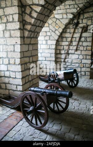 Zbarazh, Ukraine - 06. JULI 2017: das Innere der Burg in Zbarazh, Ternopil Region Stockfoto