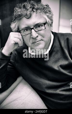 Michel Onfray, französischer Philosoph und Autor. Paris, im Oktober 2014. Stockfoto